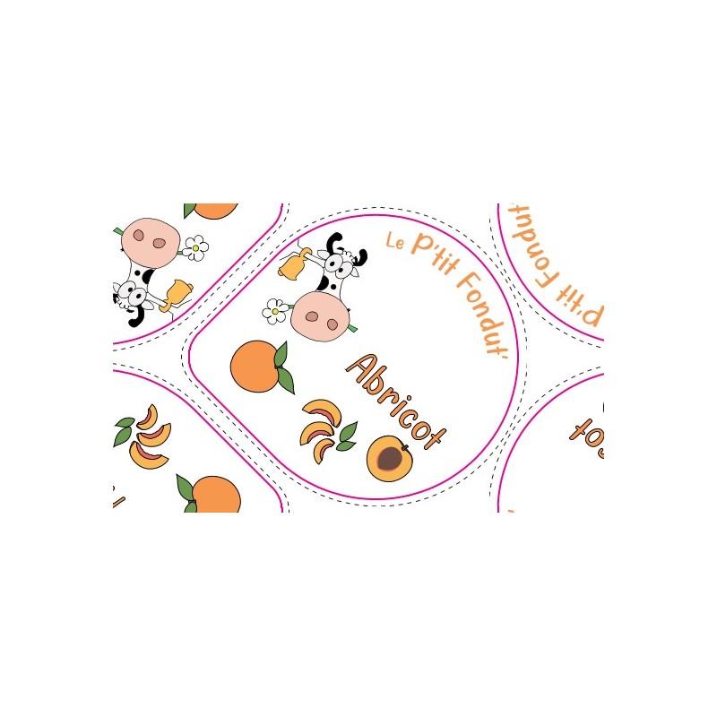 Opercules Alu 68.3mm CAMPUS PYRENEES Abricot sc.pot carton gr.v -5cl