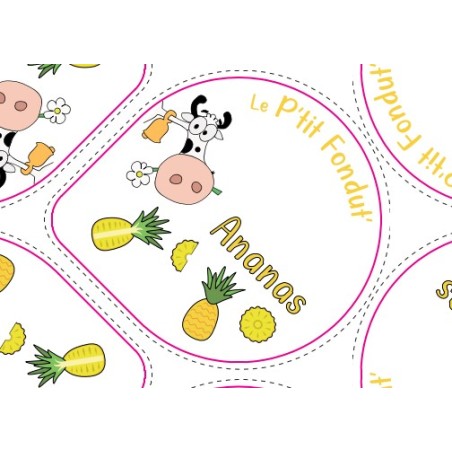 Opercules Alu 68.3mm CAMPUS PYRENEES Ananas sc.pot carton gr.v -5cl