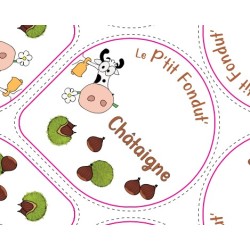 Opercules Alu 68.3mm CAMPUS PYRENEES Chataigne sc.pot carton gr.v -5cl