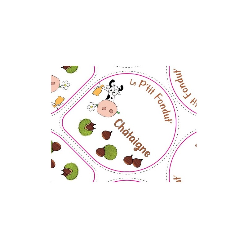 Opercules Alu 68.3mm CAMPUS PYRENEES Chataigne sc.pot carton gr.v -5cl