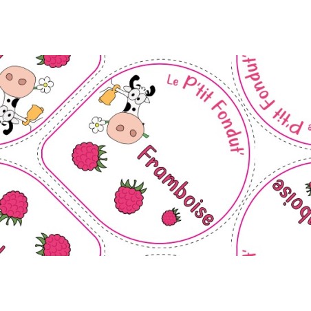 Opercules Alu 68.3mm CAMPUS PYRENEES Framboise sc.pot carton gr.v -5cl