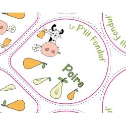 Opercules Alu 68.3mm CAMPUS PYRENEES Poire sc.pot carton gr.v -5cl