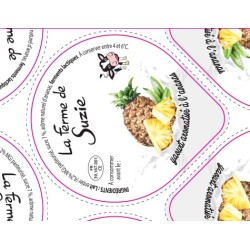 Opercules Alu 68.3mm LA JOURIVIERE Arômatisé Annanas sc.pot carton g