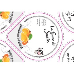 Opercules Alu 68.3mm LA JOURIVIERE Brassé à l'abricot sc.pot carton