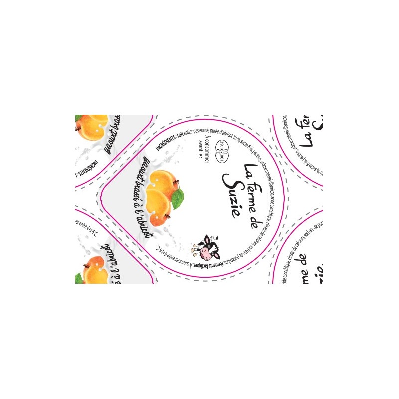 Opercules Alu 68.3mm LA JOURIVIERE Brassé à l'abricot sc.pot carton