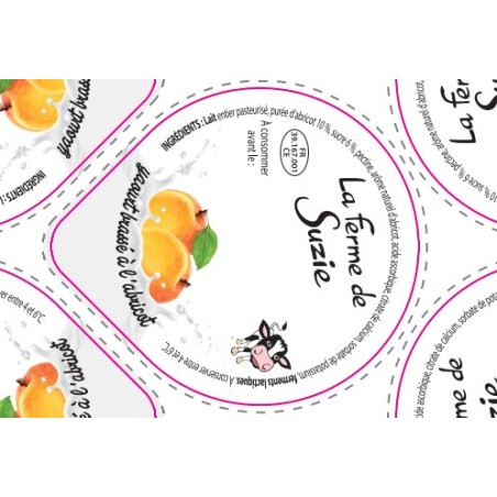 Opercules Alu 68.3mm LA JOURIVIERE Brassé à l'abricot sc.pot carton