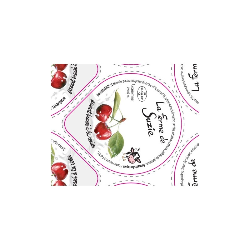 Opercules Alu 68.3mm LA JOURIVIERE Brassé Cerise sc.pot carton gr.ver