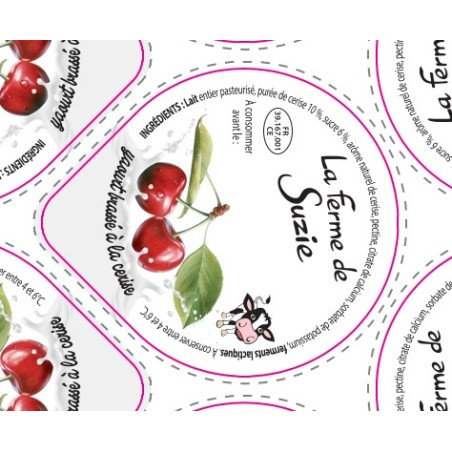 Opercules Alu 68.3mm LA JOURIVIERE Brassé Cerise sc.pot carton gr.ver