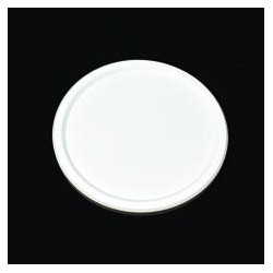 Couvercle PE injecté Ø106 coiffant blanc
