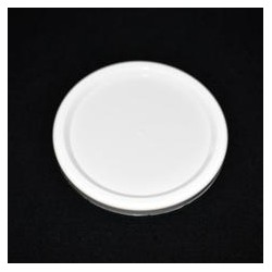 Couvercle PE injecté Ø67 coiffant blanc