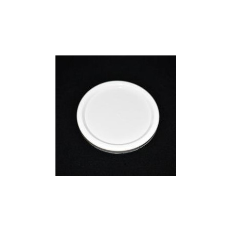 Couvercle PE injecté Ø67 coiffant blanc