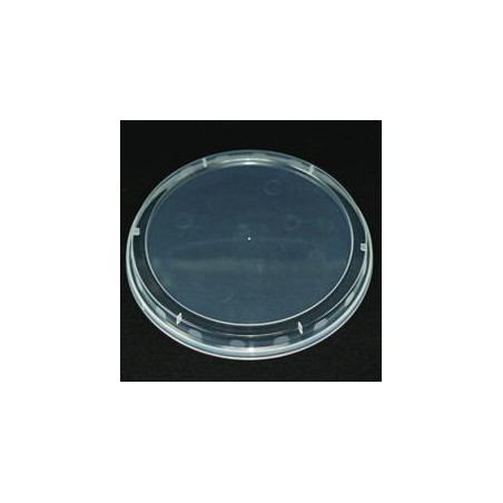 Couvercle PP injecté Ø145 coiffant transparent