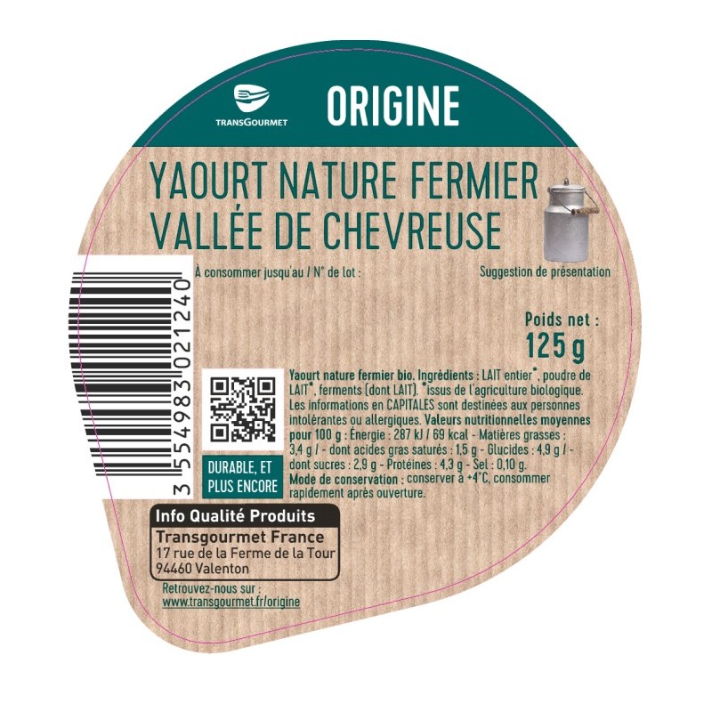 Opercule HECTAR 68.3 ALU Nature sc.PP/PS/PET gr.Vermisseau 6cl