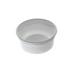 Pot PP thermoformé Ø116,2 230ml blanc