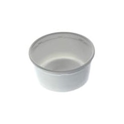 Pot PP thermoformé Ø116,2 250ml blanc