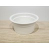 Pot PP thermoformé Ø67 40ml blanc, petit épaulement