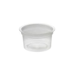 Pot PP thermoformé Ø67 67ml transparent, petit épaulement