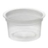 Pot PP thermoformé Ø67 67ml transparent, petit épaulement