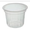 Pot PP thermoformé Ø67 110ml cannelé transparent