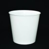 Pot PP injecté Ø106 500ml blanc sans épaulement