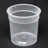 Pot PP injecté Ø67 125ml transparent